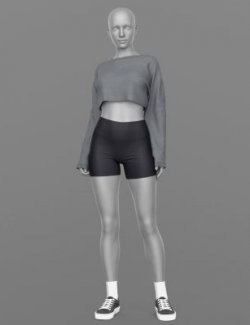 Sports Shorts Sweatshirt Socks Sneakers G8 Female