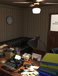 Fogline Detective Bureau for Daz Studio