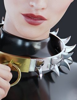 Spiky Collar for Daz