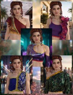 dForce Crop Collection Bundle for Genesis 9 and 8 Female