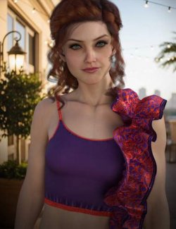 dForce Crop Collection Style 02 for Genesis 9 and 8 Female