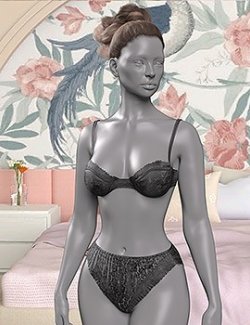 InStyle - X-Fashion Dream Drape Lingerie Set