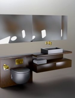 AQ3D Master Bathroom Set