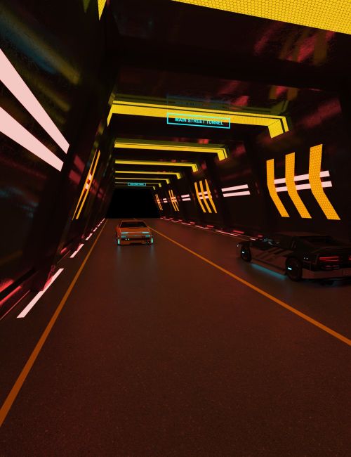 Click here to see preview images for "Cyber Road Tunnel" Cyber Road Tunnel