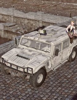 Humvee Military Cod for Daz3D Hummer