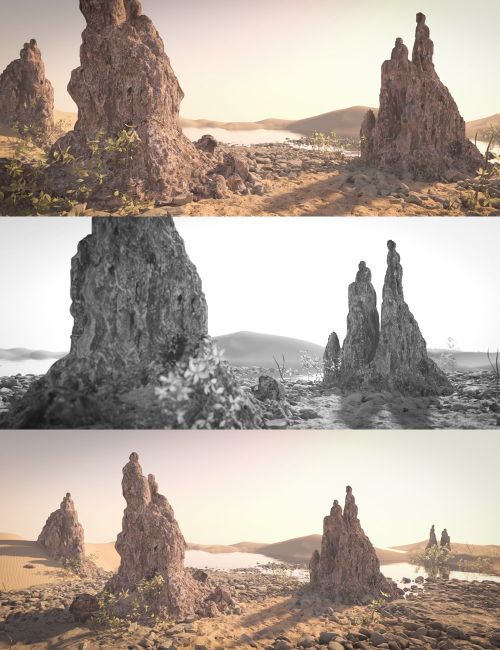 Click here to see preview images for "Rocky Desert Vignette" Rocky Desert Vignette