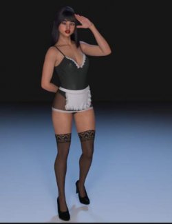 FG Sexy Maid Outfit for Genesis 9