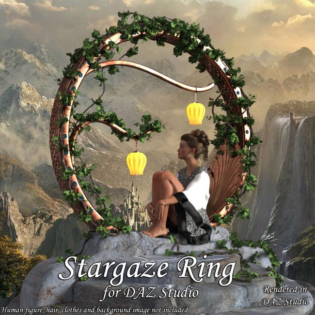 Click here to see preview images for "AJ Stargaze Ring For DAZ Studio" AJ Stargaze Ring For DAZ Studio