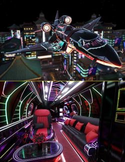 XI Cyberpunk Private Jet