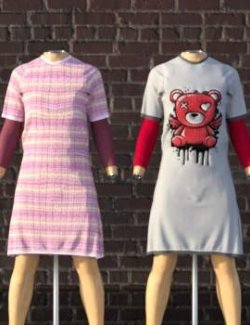 3DL Everyday For dForce Lil Double Sleeve Dress G8F