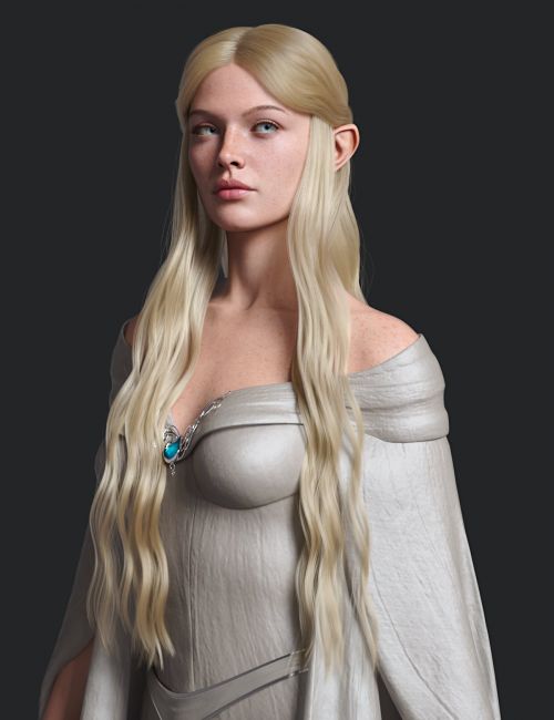 Click here to see preview images for "dForce Long Elven Hair for Genesis 9" dForce Long Elven Hair for Genesis 9