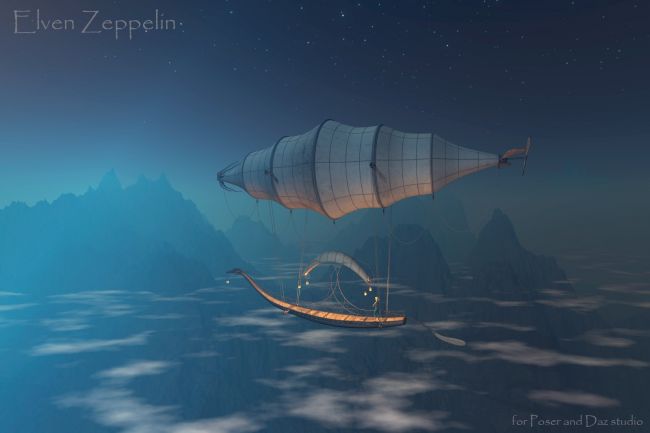 Click here to see preview images for "Elven Zeppelin" Elven Zeppelin