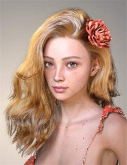 dForce Strand-Based FE One Sided Voluminous Hair for Genesis 9,8 and 8.1