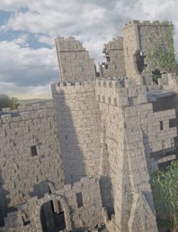 Castle Ruines Kit for Daz Studio