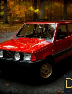 Fiat Panda 4x4 1986 for DAZ Studio