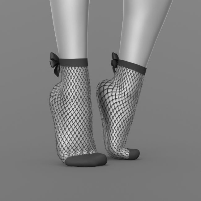Click here to see preview images for "Fishnet Socks with Bow G8 Female" Fishnet Socks with Bow G8 Female