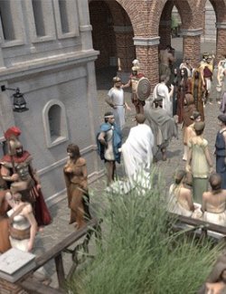 Roman & Greek LOWREZ People for Daz Studio