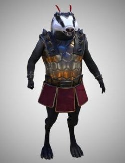 Badger Man for Poser