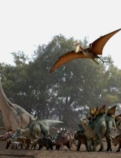 25 Dinosaur Models for DAZ