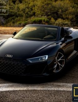 Audi R8 Spyder 2021 for DAZ Studio