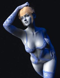 Angel Secrets 5 Lingerie and Hair Bundle for Genesis 8, 8.1 and 9 Females