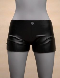 High Waist Leather Shorts for Genesis 9
