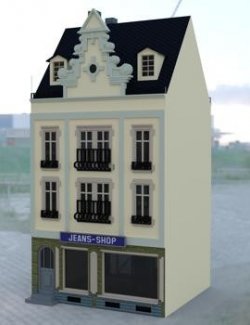 Townhouse 3 for DAZ Studio