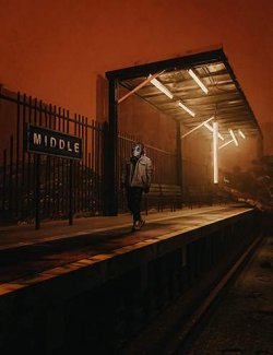 HT Mega Dystopic Train Station