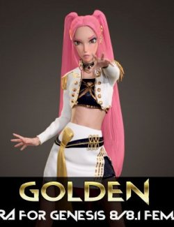 Golden Mira for Genesis 8 Female