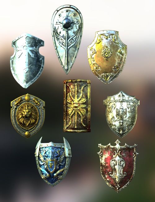 Click here to see preview images for "Mythbound Shields" Mythbound Shields