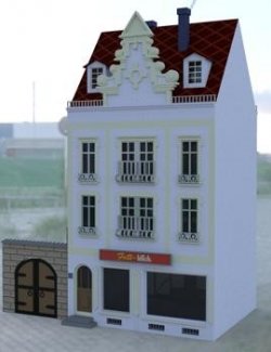 Townhouse 4 for DAZ Studio