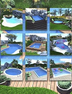 Swimming Pool Collection for Daz Studio