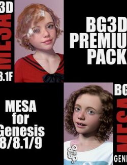 BG3D Premium Pack Mesa NE for G8-8.1-G9