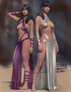 Rhi dForce Circe Gown for Genesis 9