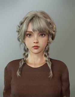 Cute Adorable Hair for Genesis 9