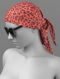 Headscarf Bandana and Sunglasses 02v G8 Female