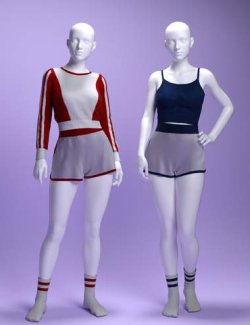 MS Casual Workout Set for Genesis 9 and 8 Female