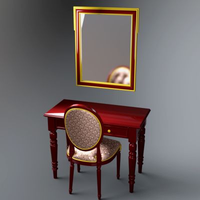 Click here to see preview images for "AQ3D Master Dressing Table 9" AQ3D Master Dressing Table 9