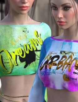 DA-Statements for dForce Drama Cropped Top Genesis8-8.1Female by lilflame