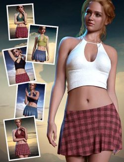 dForce Sassy Eclipse Outfit Set for Genesis 9