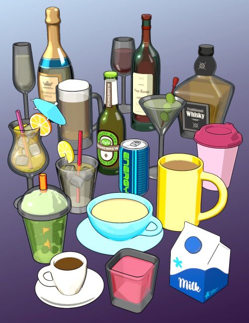 Click here to see preview images for "Toon Drinks" Toon Drinks