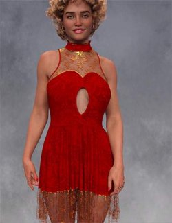 DNA Missi dForce Party Dress for Genesis 9