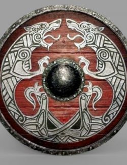 Basic Medieval Shield Prop for DAZ Studio Free