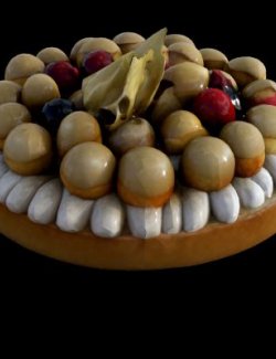 AI-Generated Saint Honoré Cake