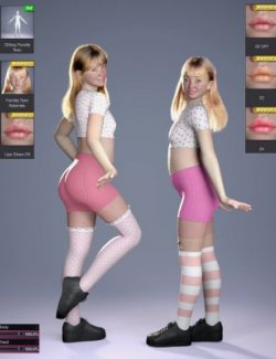 3DKing Fiorella Teen and Adult Character for Genesis 9