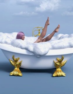 The Bathtub- With Poses for Genesis 9