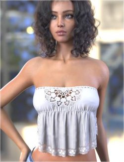 dForce Lacy Tube Top Genesis 9