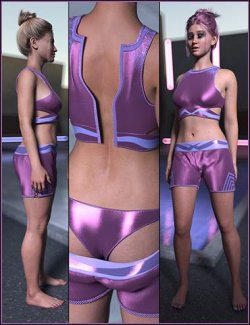 Peekaboo Sport Outfit Volume 2 for Genesis 9 Females