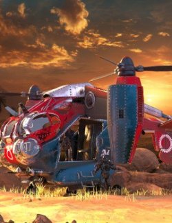HeliBird for Daz