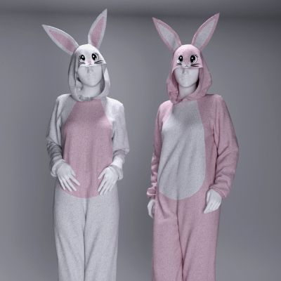 Click here to see preview images for "MS Easter Bunny Costume (G8F and G9)" MS Easter Bunny Costume (G8F and G9)